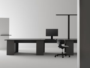 Gumpo dito workbench with dividers and pleto trolley by Relvãokellermann