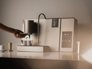 LIGRE youn espresso machine and LIGRE siji coffee grinder